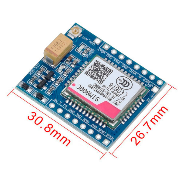 SIM800C — модуль GSM/GPRS с поддержкой Bluetooth