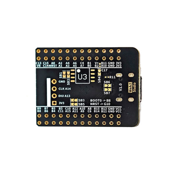 Отладочная плата на STM32G474CEU6 (170МГц, 512KB Flash, 128KB RAM)