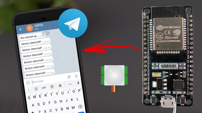 Пирометрический датчик на ESP32 (+уведомления в Telegram)