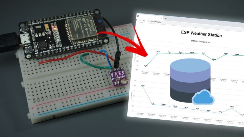 Визуализируем показания датчиков на веб-сервере (ESP32 / ESP8266 + MySQL + PHP)