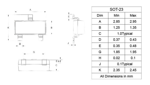 S8550-2TY - купить в Москве SMD транзисторы в корпусе SOT-23, 10 шт с ...