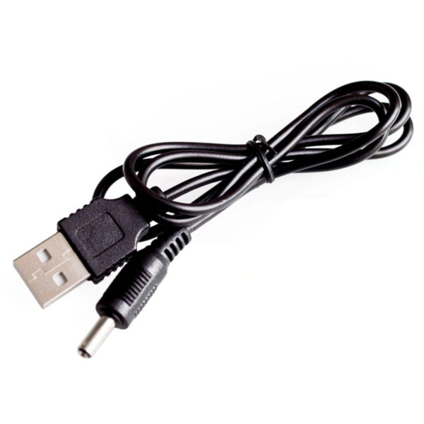 Кабель USB Male A - DC 3.5 х 1.35 мм (черный, 1м)