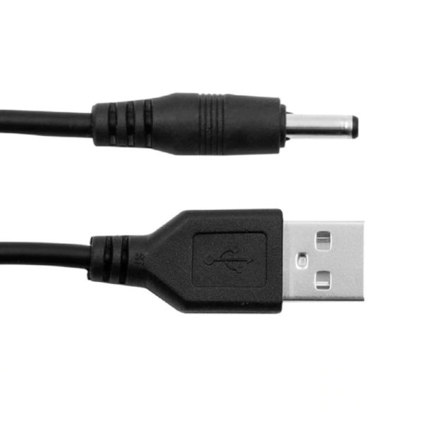 Кабель USB Male A - DC 3.5 х 1.35 мм (черный, 1м)