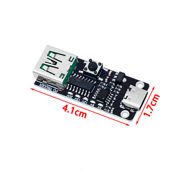 USB Type-C PD/QC триггер 5/12/15/20В 5А купить в Москве с доставкой по ...