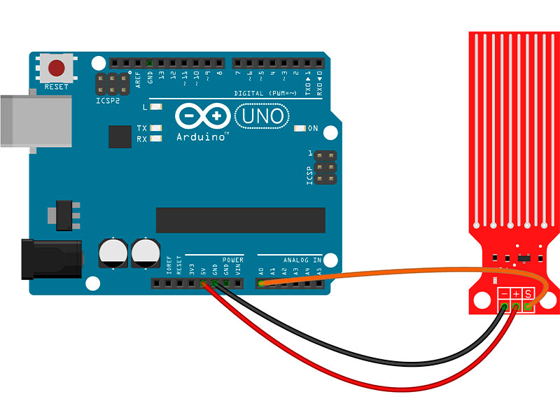 Подключение датчик уровня воды к Arduino: Схема и пример кода