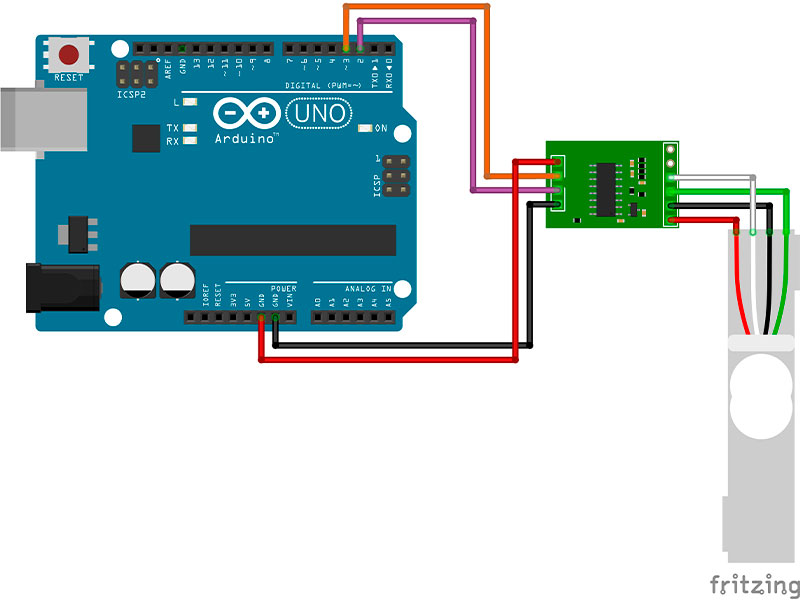 Подключение тензодатчика к Arduino Uno