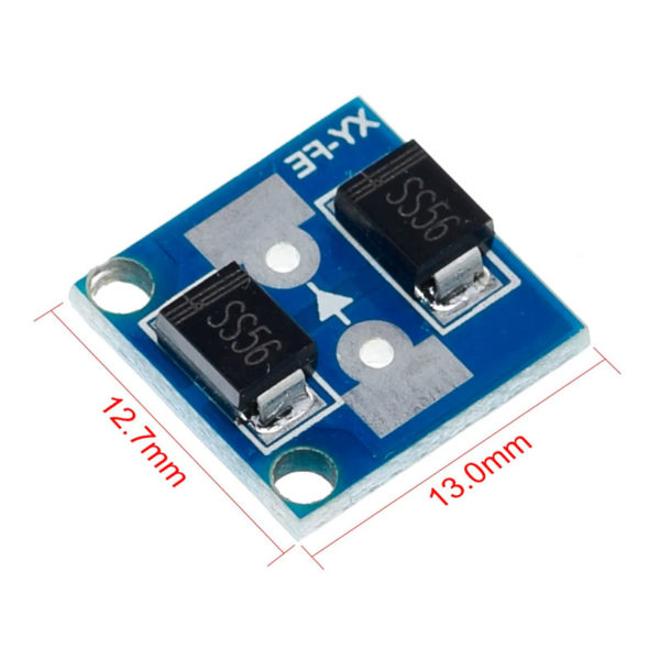 XY-FE — Модуль защиты от обратной полярности на диодах SS56 (60 В, 10 А)